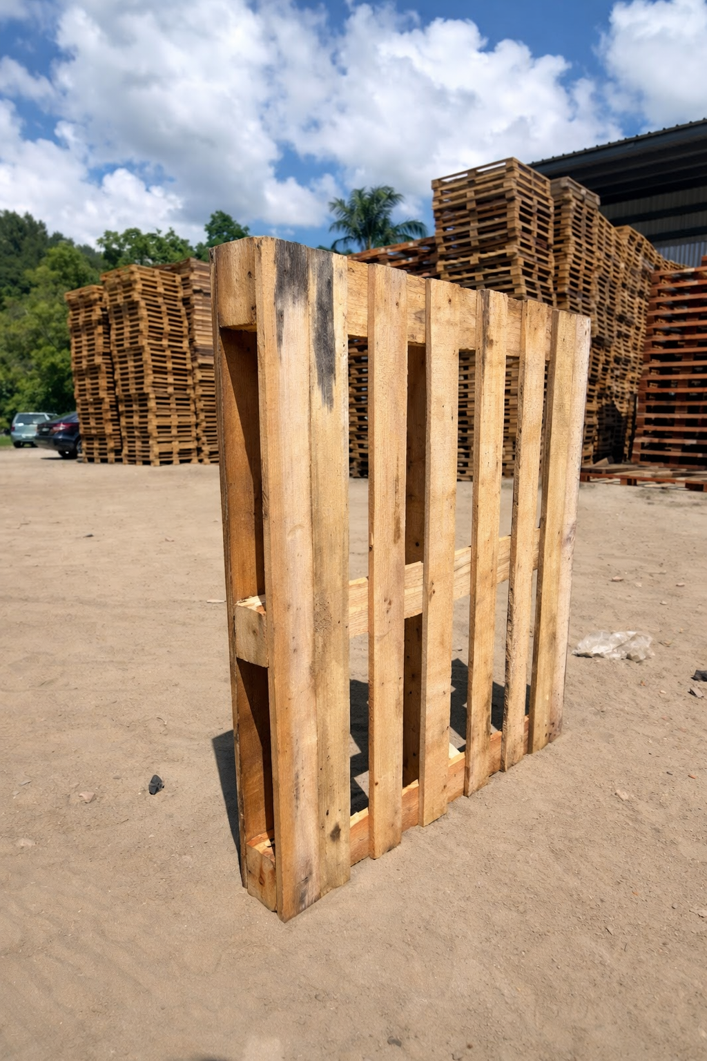 Palete Semi-Novo (Selecionado): Economia com Estrutura Revisada Megabox